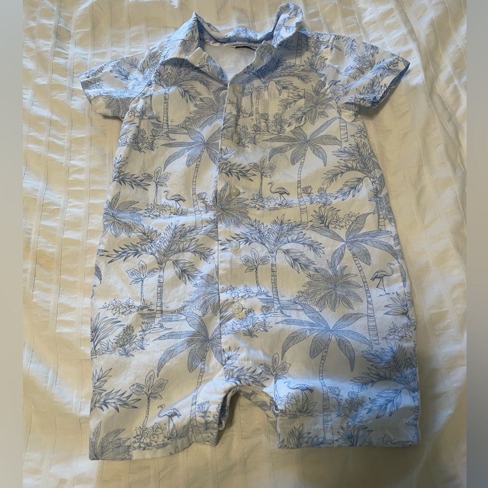 Janie and Jack boys romper